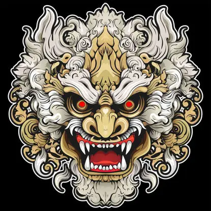 Balinesse Barong-vector