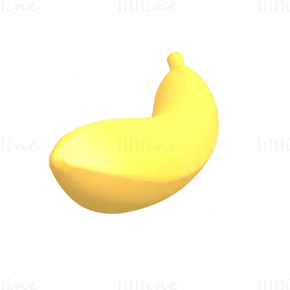 Icona 3d della banana