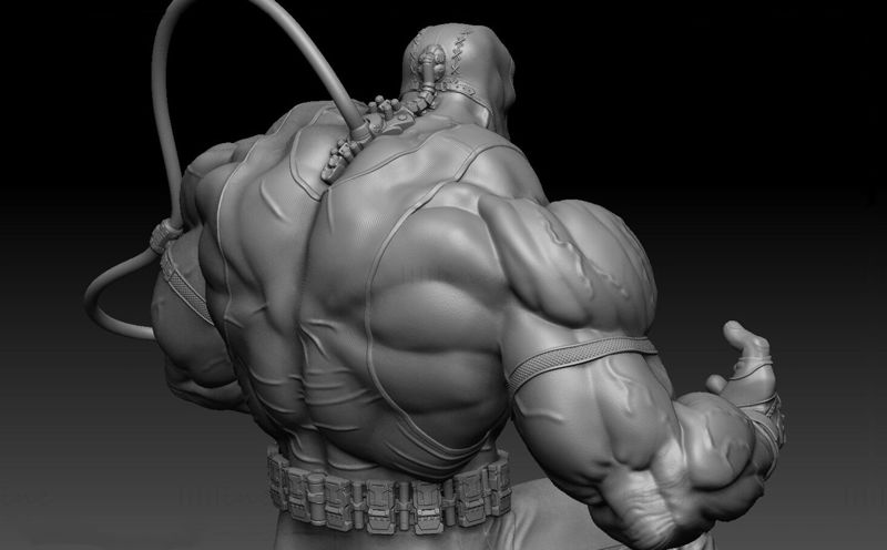 Bane Statues 3D Printing Model STL
