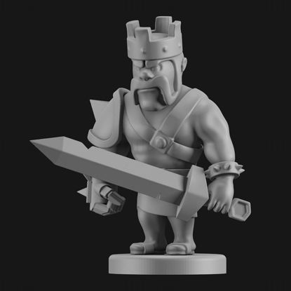 Barbarian King 3D Printing Model STL