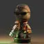 Barret Wallace (Little Big Planet) 3D Print Model STL Files