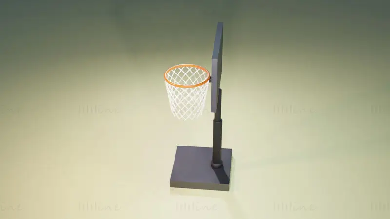 3D model košarkarskega obroča