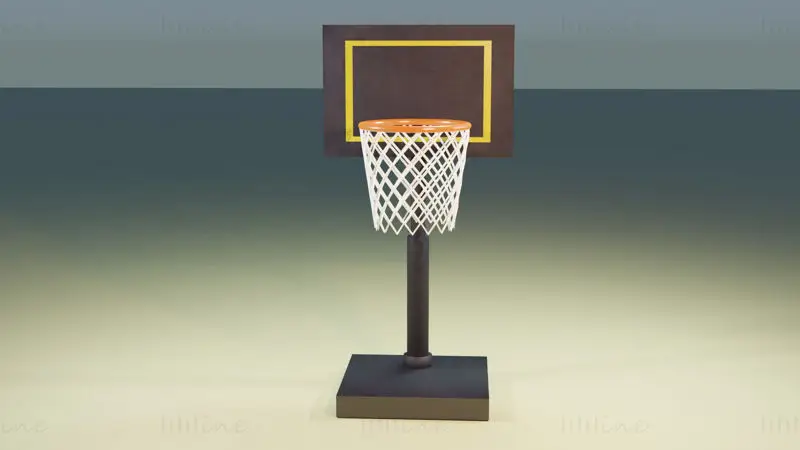 3D model košarkarskega obroča