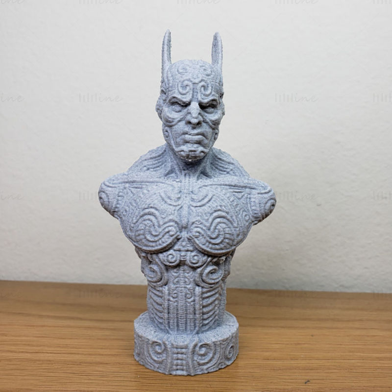 Modelo de impresión 3D de busto de murciélago STL
