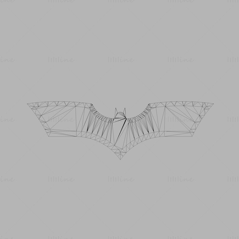 Batarang 3D-Druckmodell