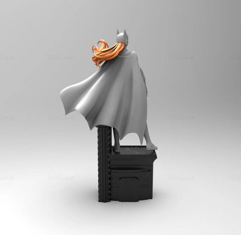 Batgirl DC Statues Modèle 3D prêt à imprimer STL