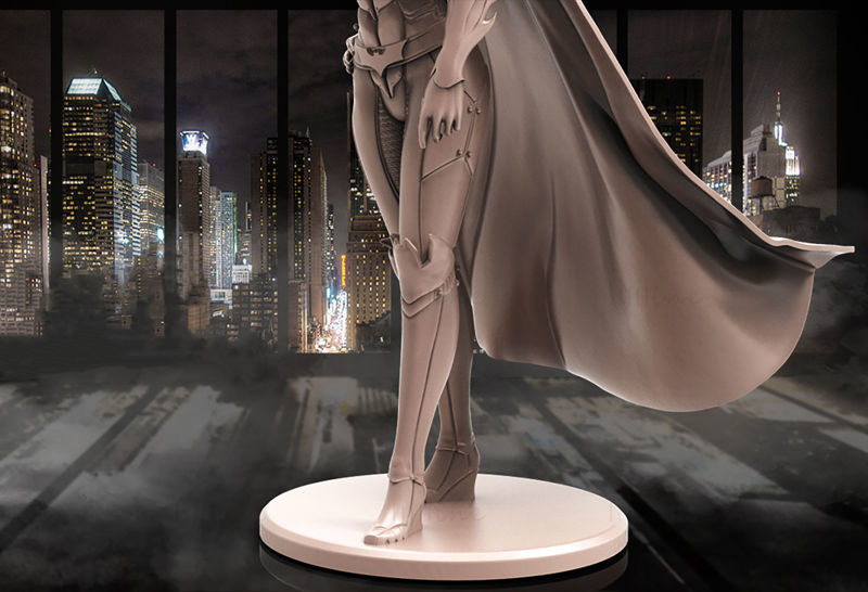 BatGirl Figur 3D-utskriftsmodell STL