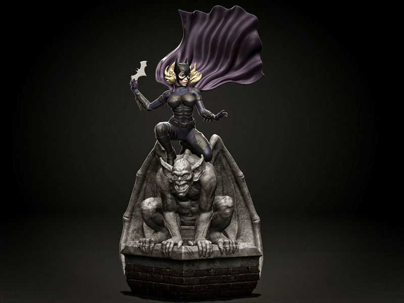 Batgirl Statue des Teufels 3D-Modell bereit zum Drucken STL