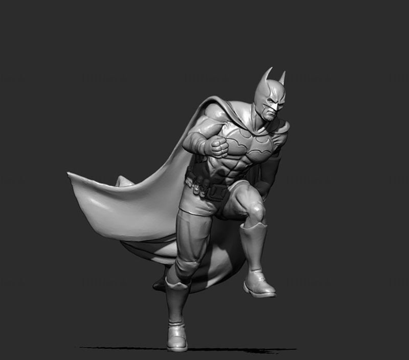 Batman - 3 poses Modelo de impresión 3D STL