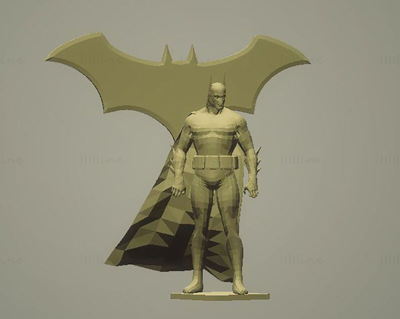 Batman modèle 3D prêt à imprimer STL