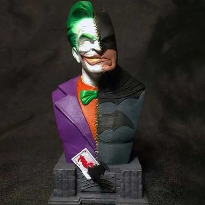 Batman und Joker Büste 3D-Druckmodell STL