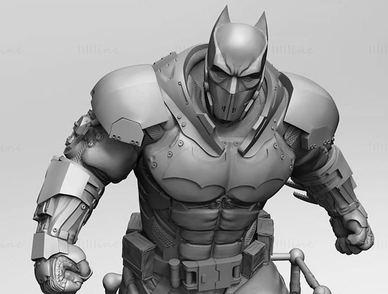 Batman Arkham Origins XE Suit 3D модел, готов за печат