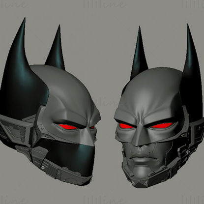 نموذج باتمان ما وراء خوذة الطباعة ثلاثية الأبعاد