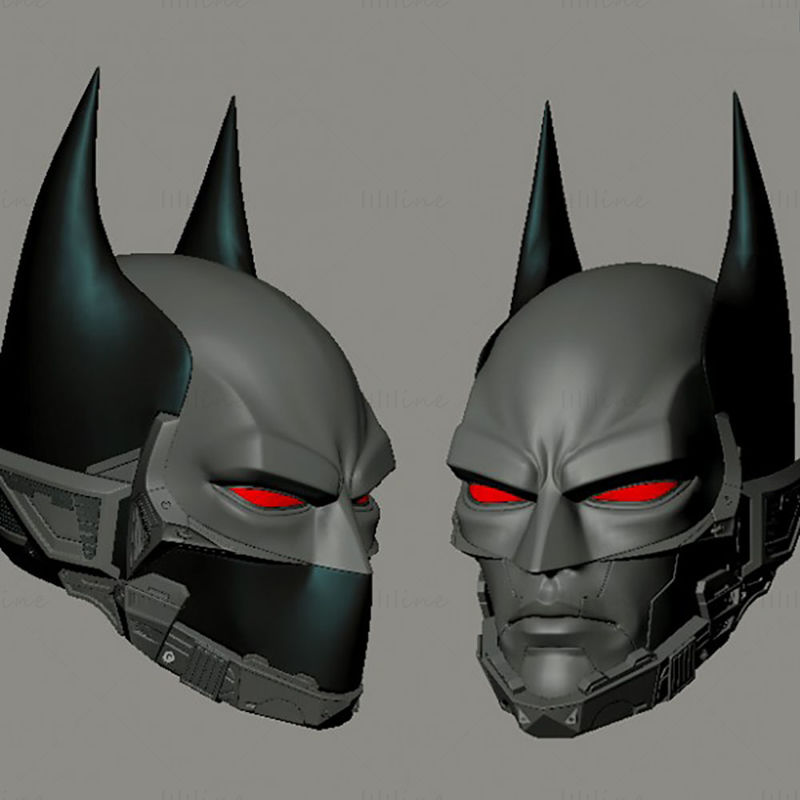 Batman Beyond Helmet 3D tiskový model