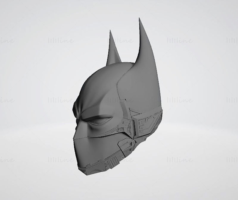 Batman Beyond Helmet 3D tiskový model