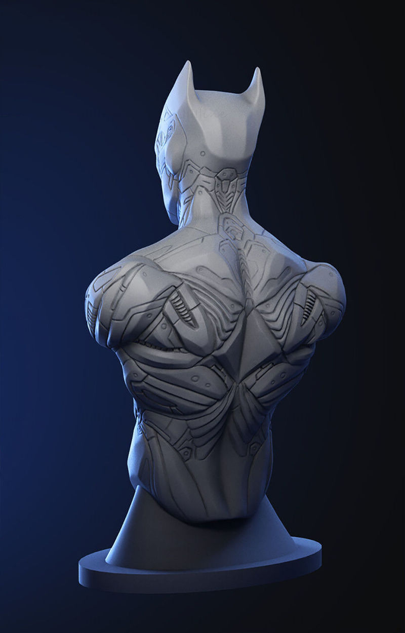 نموذج باتمان تمثال نصفي 2020 للطباعة ثلاثية الأبعاد