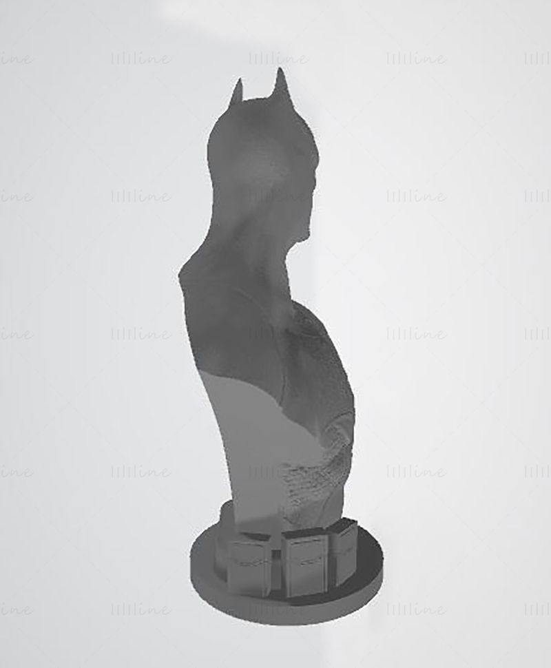 Batman Bust 3D Model Ready to Print