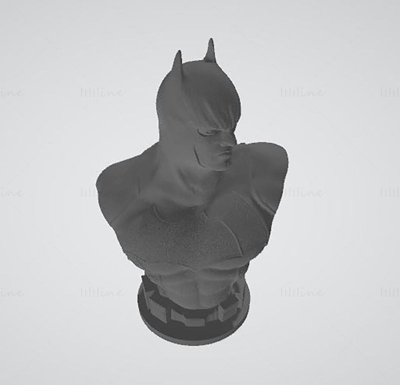 Batman Bust 3D Model Ready to Print
