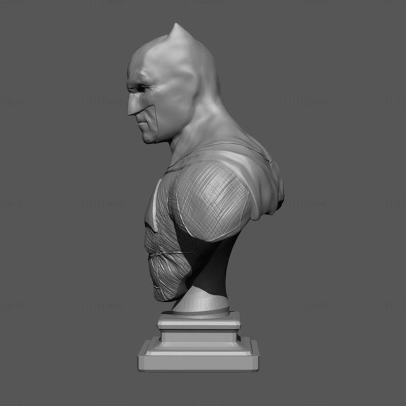 Batman buste 3D-model klaar om STL af te drukken