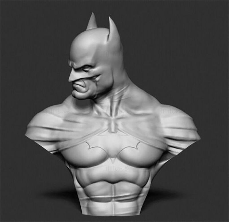 Model poprsí Batmana pro 3D tisk OBJ