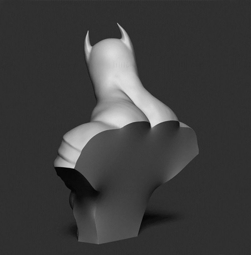 Model poprsí Batmana pro 3D tisk OBJ