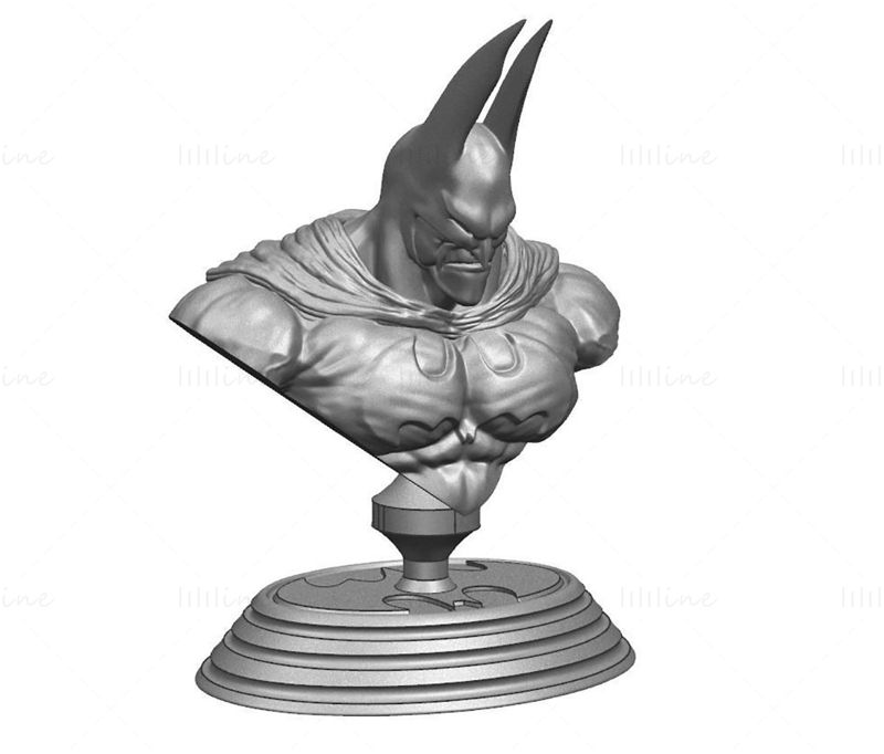 Batman Bust Classic 3D Printing Model