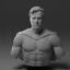 Batman Bust Without Mask 3D Model Ready to Print STL