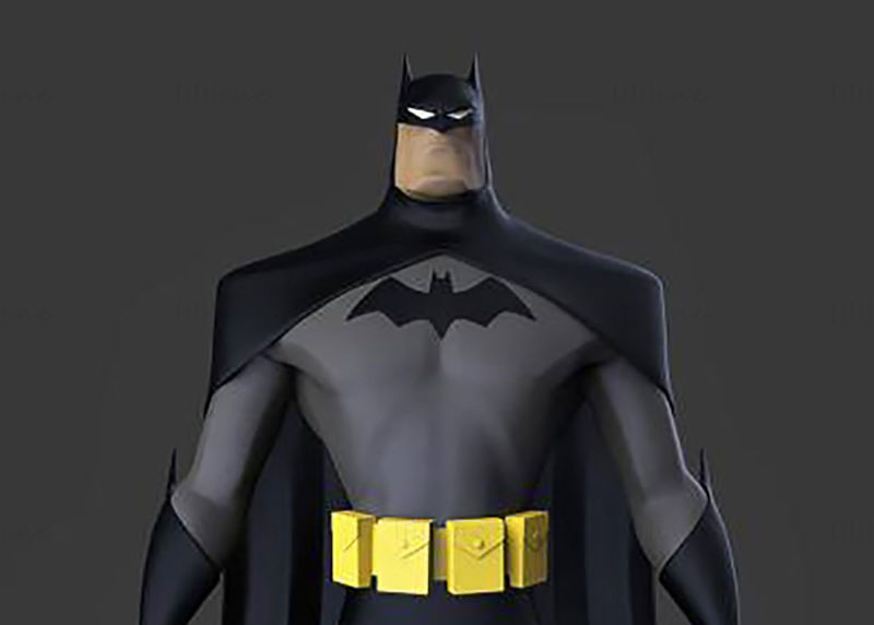 Modelo de impresión 3D de dibujos animados de Batman STL