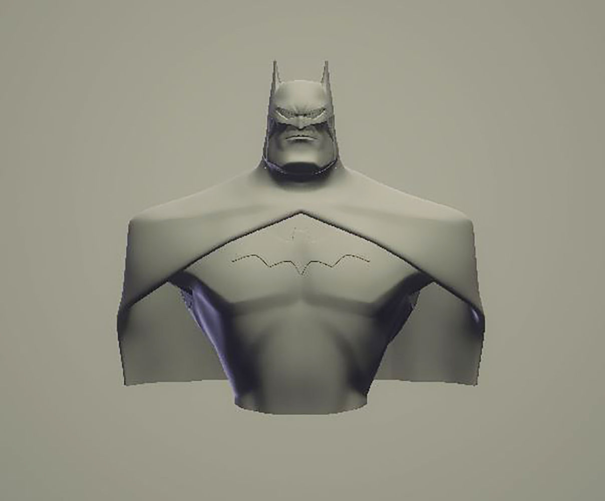 Batman Cartoon 3d Printing Model Stl 6524