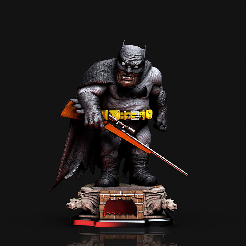 Batman Chibi Dark Knight 3D-utskriftsmodell