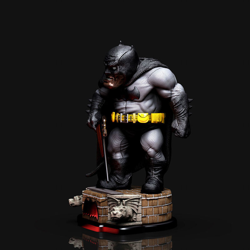 Batman Chibi Dark Knight 3D-utskriftsmodell