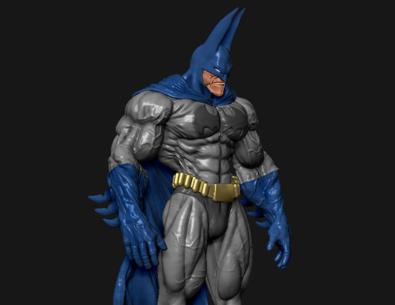 Batman Classic 3D-modell Klar til å skrive ut STL
