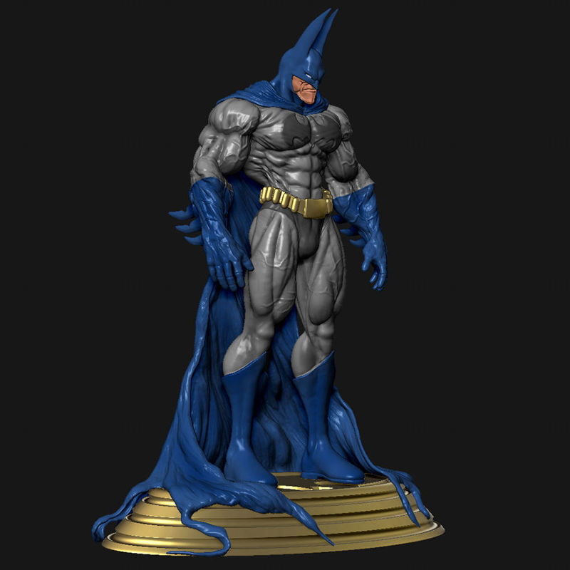 Modelo 3D clásico de Batman listo para imprimir STL