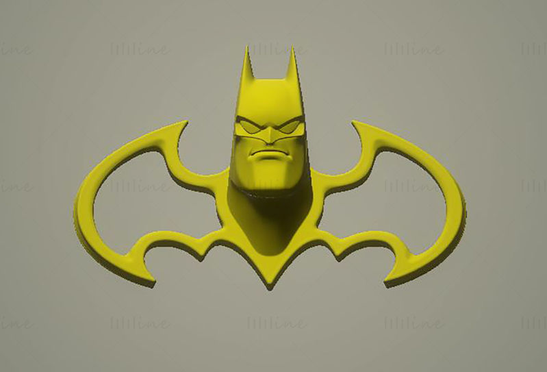 Batman coat rack 3D Printing Model