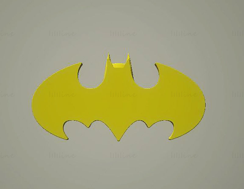 Batman coat rack 3D Printing Model