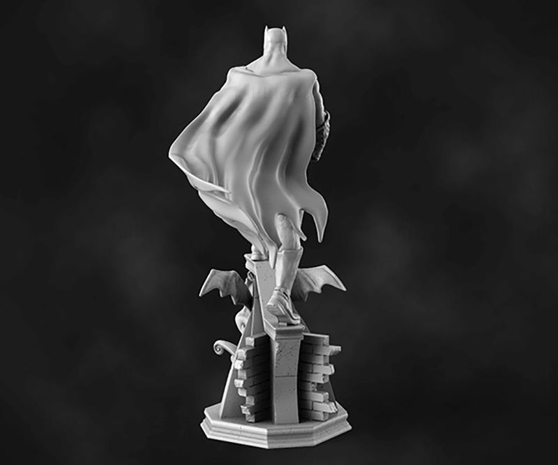 Batman Adaletin Şafağı 3D Baskı Modeli STL