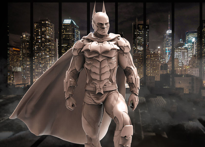 Modèle d'impression 3D Batman Diorama STL