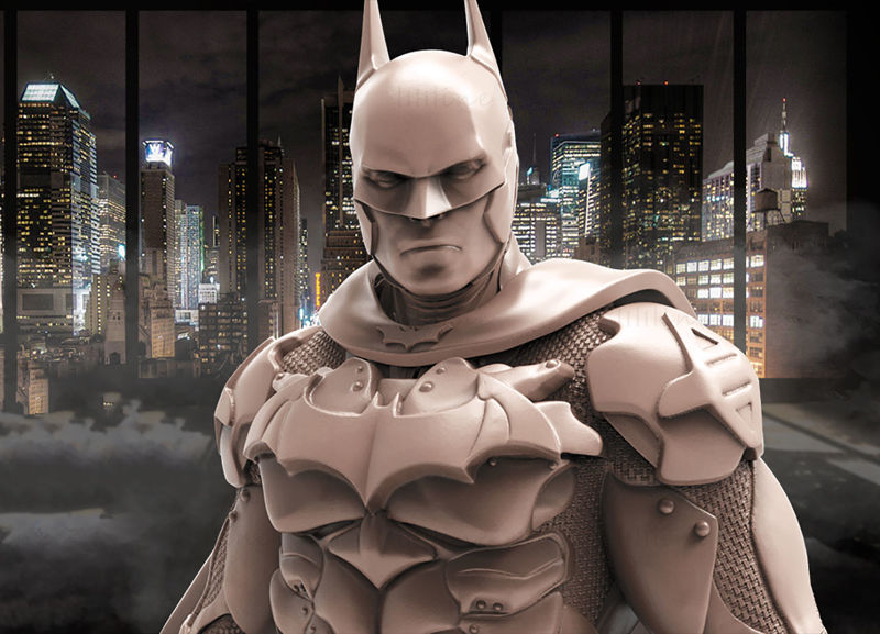 Batman Diorama 3D tisk Model STL