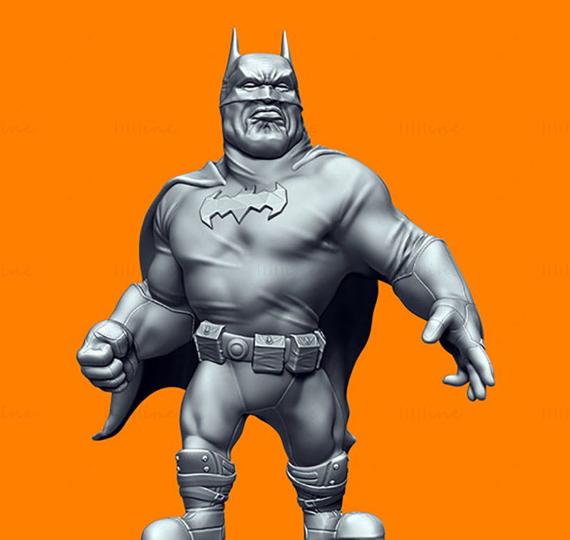 Batman Diorama 3D-printmodel STL
