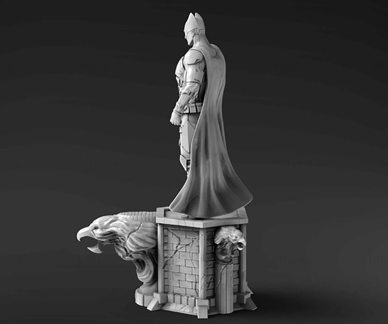 Batman Figürü 3D Baskı Modeli STL