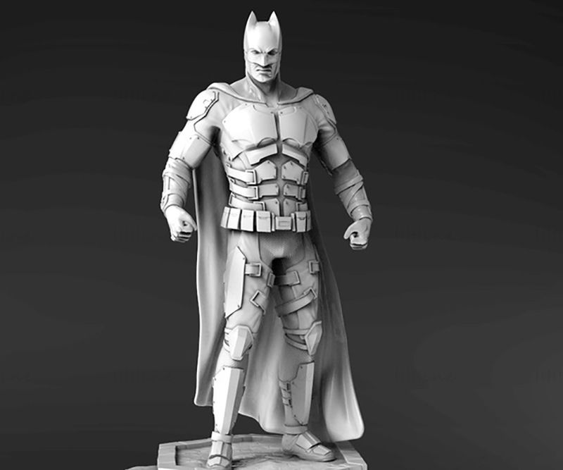 Batman Figürü 3D Baskı Modeli STL