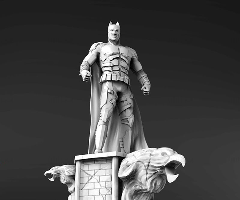 Batman-Figur 3D-Druckmodell STL