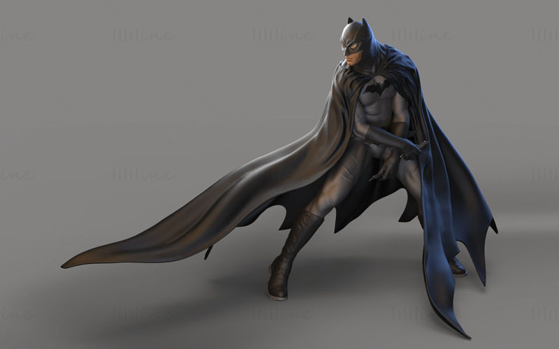 Batman Flowing Cape 3D Printing Model