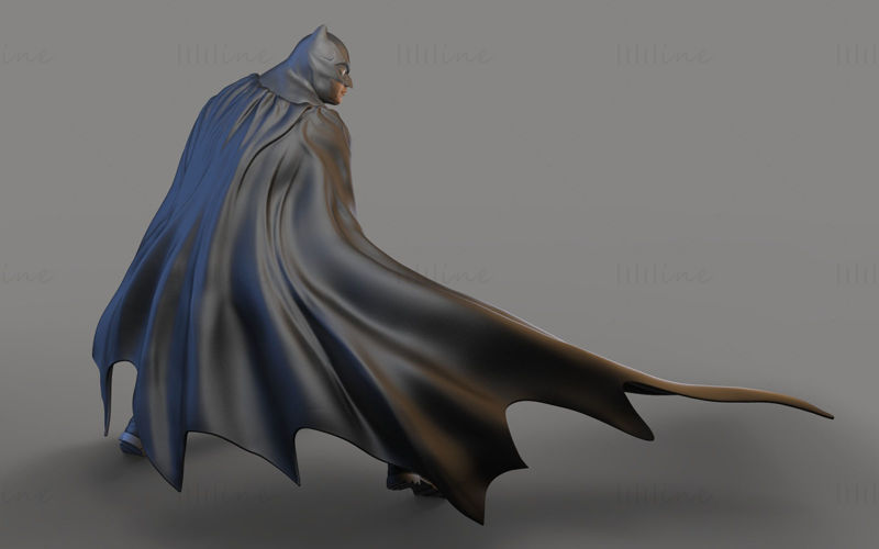 Batman Akan Pelerin 3D Baskı Modeli