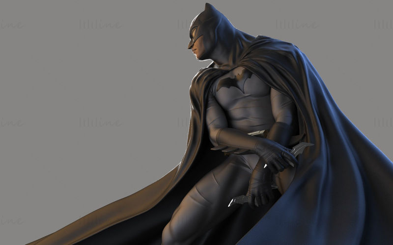 Batman Flowing Cape 3D Printing Model