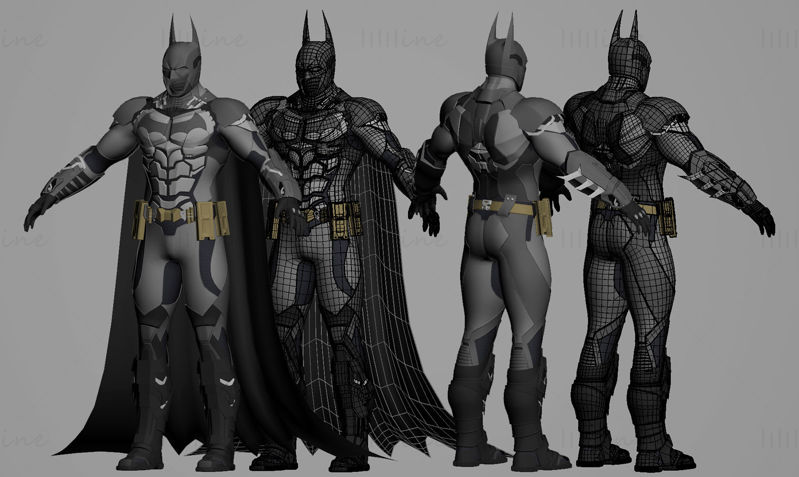 batman arkham knight 3d models download