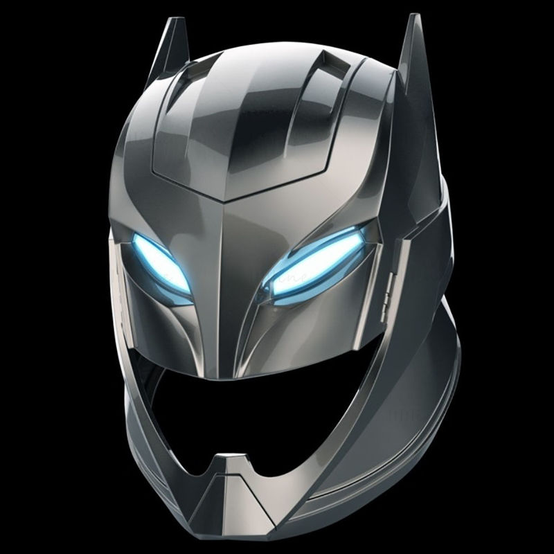 Batman-hjelm 3D-utskriftsmodell STL