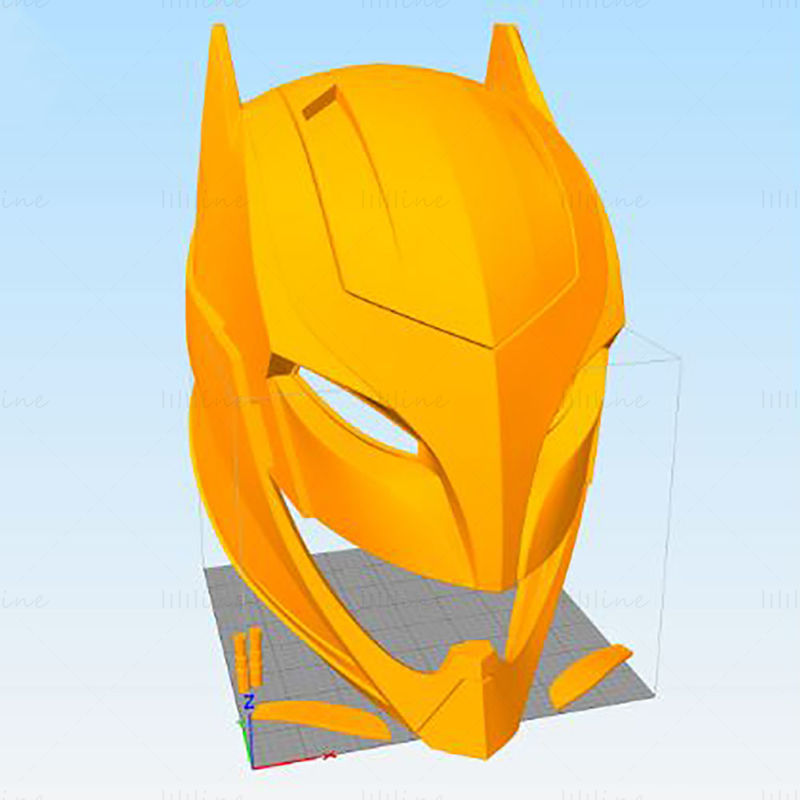 Batmanova helma pro 3D tisk Model STL