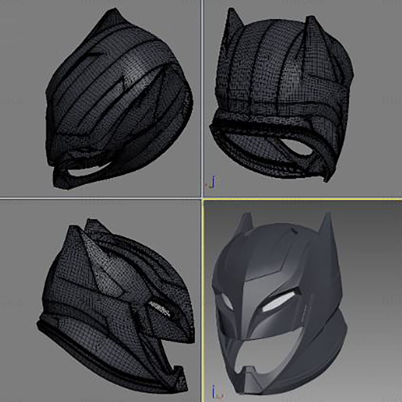 Casco de Batman Modelo de impresión 3D STL