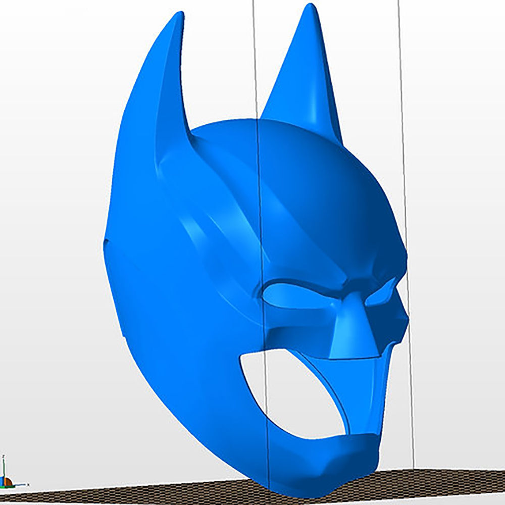 Batman Helmet 3D Printing Model STL